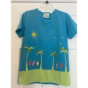 The Quackery Factory Women’s Embroidered Short Sleeve Top Size XS